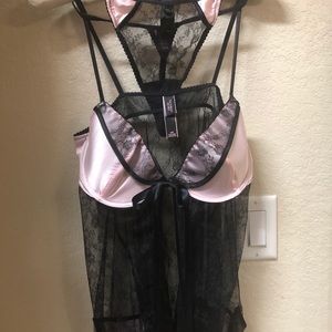 Victoria Secret Sheer babydoll.